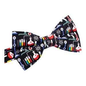 Science-Themed Black Bow Tie for Baby/Toddler NWT